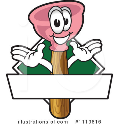 Royalty-Free (RF) Plunger Clipart Illustration by Mascot Junction - Stock Sample #1119816
