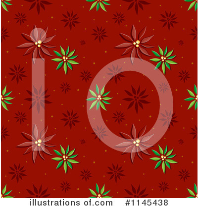 Royalty-Free (RF) Poinsettia Clipart Illustration by BNP Design Studio - Stock Sample #1145438