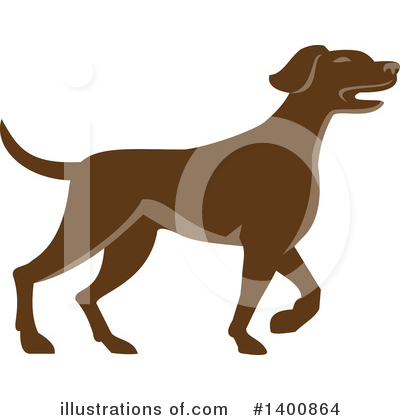 Royalty-Free (RF) Pointer Dog Clipart Illustration by patrimonio - Stock Sample #1400864