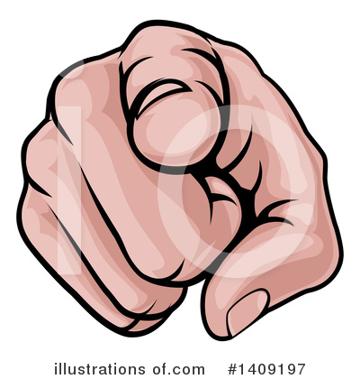 Royalty-Free (RF) Pointing Clipart Illustration by AtStockIllustration - Stock Sample #1409197