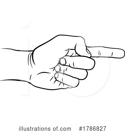 Pointer Finger Clipart #1786827 by AtStockIllustration