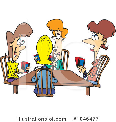 Royalty-Free (RF) Poker Clipart Illustration by toonaday - Stock Sample #1046477