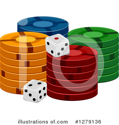 Poker Chips Clipart #1279136 by BNP Design Studio