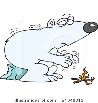 Royalty-Free (RF) Polar Bear Clipart Illustration by toonaday - Stock Sample #1046312