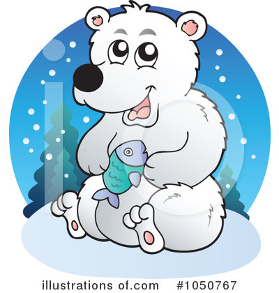 Royalty-Free (RF) Polar Bear Clipart Illustration by visekart - Stock Sample #1050767