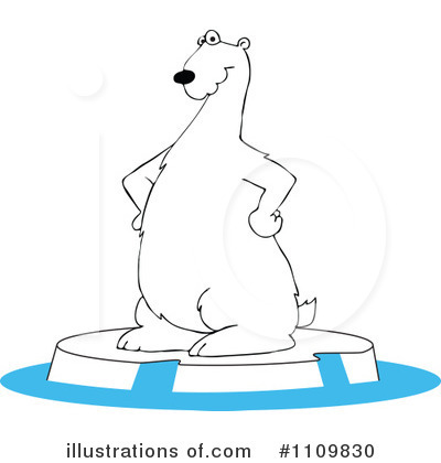 Royalty-Free (RF) Polar Bear Clipart Illustration by djart - Stock Sample #1109830