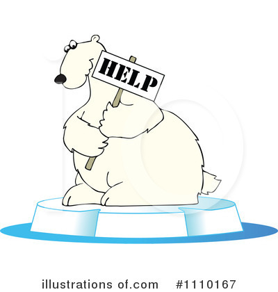 Royalty-Free (RF) Polar Bear Clipart Illustration by djart - Stock Sample #1110167