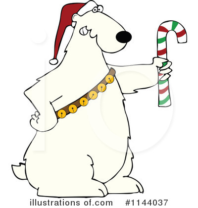 Christmas Bear Clipart #1144037 by djart
