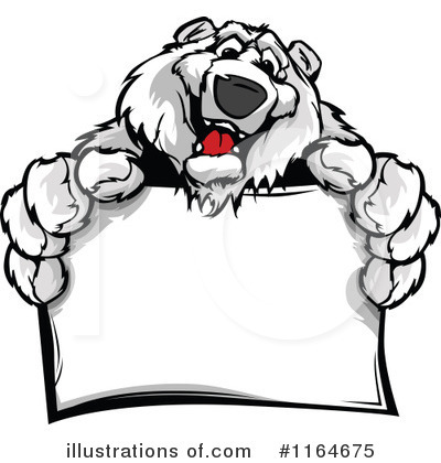 Royalty-Free (RF) Polar Bear Clipart Illustration by Chromaco - Stock Sample #1164675