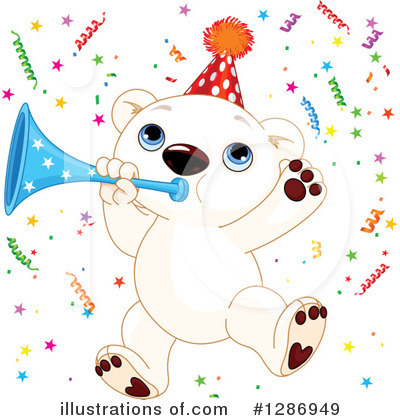 Royalty-Free (RF) Polar Bear Clipart Illustration by Pushkin - Stock Sample #1286949