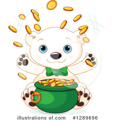 Royalty-Free (RF) Polar Bear Clipart Illustration by Pushkin - Stock Sample #1289696