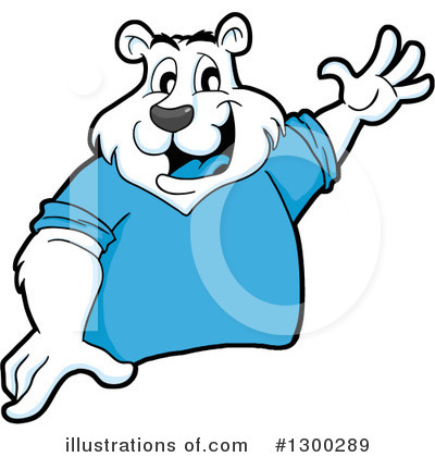 Polar Bear Clipart #1300289 by LaffToon