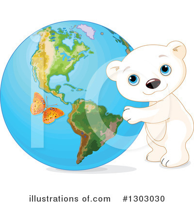 Polar Bear Clipart #1303030 by Pushkin