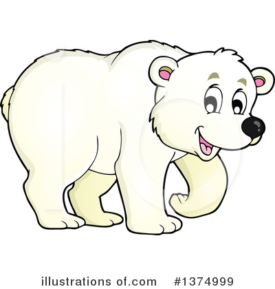 Royalty-Free (RF) Polar Bear Clipart Illustration by visekart - Stock Sample #1374999