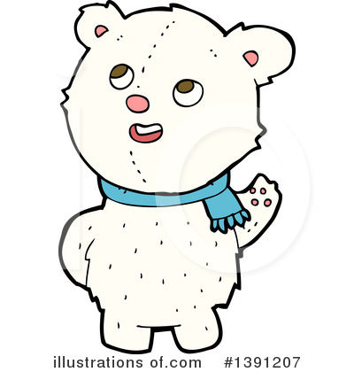 Royalty-Free (RF) Polar Bear Clipart Illustration by lineartestpilot - Stock Sample #1391207