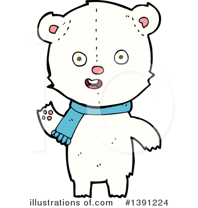 Royalty-Free (RF) Polar Bear Clipart Illustration by lineartestpilot - Stock Sample #1391224