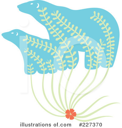 Royalty-Free (RF) Polar Bear Clipart Illustration by Cherie Reve - Stock Sample #227370
