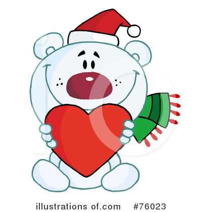 Royalty-Free (RF) Polar Bear Clipart Illustration by Hit Toon - Stock Sample #76023