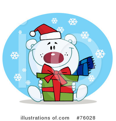 Christmas Bear Clipart #76028 by Hit Toon