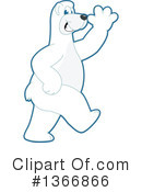 Polar Bear School Mascot Clipart #1366866 by Mascot Junction