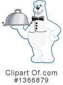 Polar Bear School Mascot Clipart #1366879 by Mascot Junction