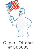 Polar Bear School Mascot Clipart #1366883 by Mascot Junction