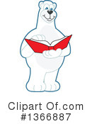 Polar Bear School Mascot Clipart #1366887 by Mascot Junction