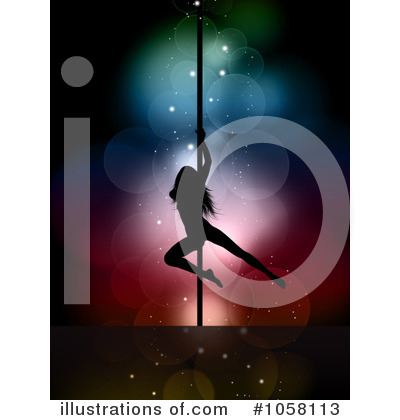 Pole Dancing Clipart #1058113 by KJ Pargeter