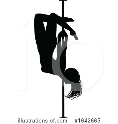 Pole Dancing Clipart #1642665 by AtStockIllustration