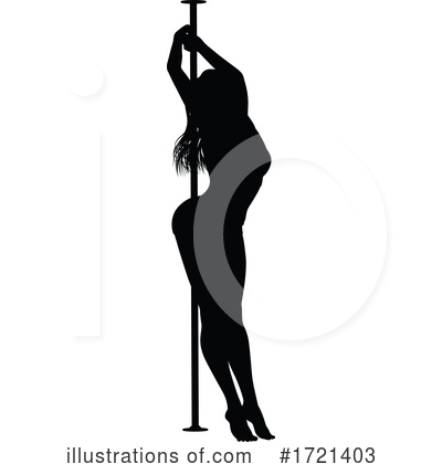 Pole Dancing Clipart #1721403 by AtStockIllustration