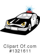 Police Car Clipart #1321611 by Vector Tradition SM