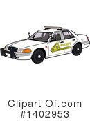 Police Car Clipart #1402953 by LaffToon