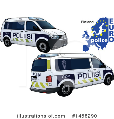 Royalty-Free (RF) Police Car Clipart Illustration by dero - Stock Sample #1458290