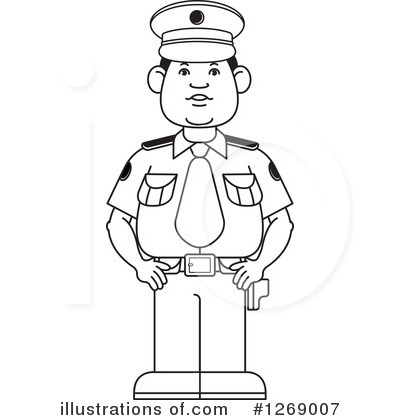 Royalty-Free (RF) Police Clipart Illustration by Lal Perera - Stock Sample #1269007