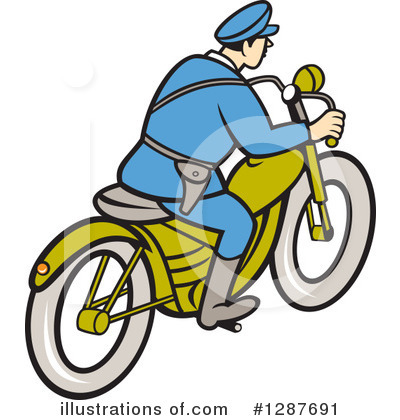 Motorcycle Clipart #1287691 by patrimonio
