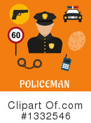 Police Clipart #1332546 by Vector Tradition SM