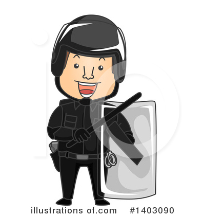 Policeman Clipart #1403090 by BNP Design Studio