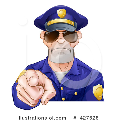 Arrested Clipart #1427628 by AtStockIllustration