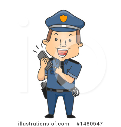 Royalty-Free (RF) Police Clipart Illustration by BNP Design Studio - Stock Sample #1460547