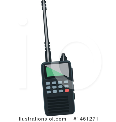 Walkie Talkie Clipart #1461271 by Vector Tradition SM