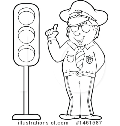 Police Man Clipart #1461587 by visekart