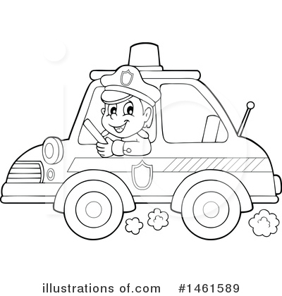 Police Man Clipart #1461589 by visekart