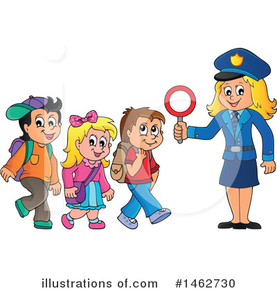 Royalty-Free (RF) Police Clipart Illustration by visekart - Stock Sample #1462730