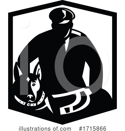 Royalty-Free (RF) Police Clipart Illustration by patrimonio - Stock Sample #1715866