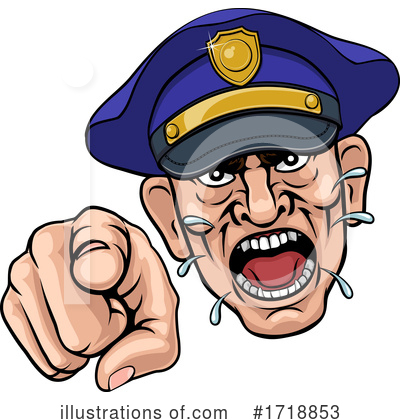 Royalty-Free (RF) Police Clipart Illustration by AtStockIllustration - Stock Sample #1718853