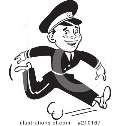 Royalty-Free (RF) Police Clipart Illustration by BestVector - Stock Sample #210167