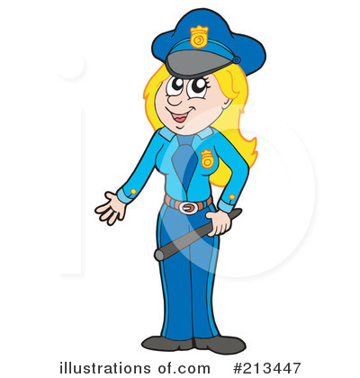 Royalty-Free (RF) Police Clipart Illustration by visekart - Stock Sample #213447
