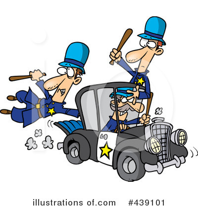 Police Car Clipart #439101 by toonaday