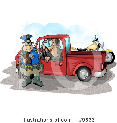 Royalty-Free (RF) Police Clipart Illustration by djart - Stock Sample #5833