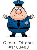 Police Man Clipart #1103408 by Cory Thoman